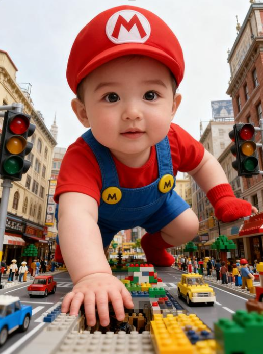 30 米“巨型宝宝”空降双乐园:先闯拉布布马卡龙王国,再徒手爬进乐高曼哈顿!两张神级 AI 口令一次给齐,手机 30 秒直出刷屏大片 30 米“巨型宝宝”空降双乐园:先闯拉布布马卡龙王国,再徒手爬进乐高曼哈顿!两张神级 AI 口令一次给齐,手机 30 秒直出刷屏大片