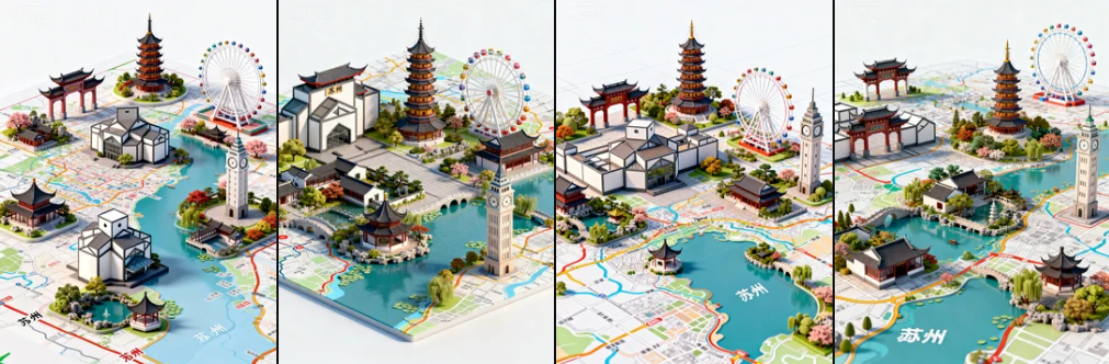 零基础AI“立体城市地标图”全攻略,一张图看懂:如何把任何城市的平面地图秒变3D海报 零基础AI“立体城市地标图”全攻略,一张图看懂:如何把任何城市的平面地图秒变3D海报