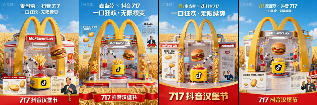 用 AI 秒出 C4D 级电商主图——「品牌 × 平台」节日海报全流程教程 用 AI 秒出 C4D 级电商主图——「品牌 × 平台」节日海报全流程教程