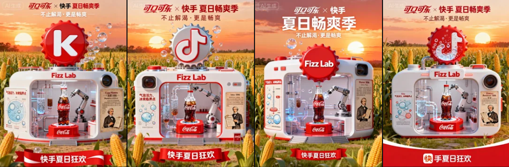 用 AI 秒出 C4D 级电商主图——「品牌 × 平台」节日海报全流程教程 用 AI 秒出 C4D 级电商主图——「品牌 × 平台」节日海报全流程教程