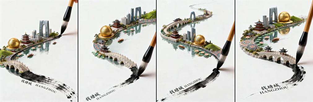 AI打造城市专属的传统与现代建筑微景观 AI打造城市专属的传统与现代建筑微景观