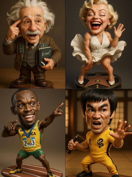 AI生成人物「超现实 3D 漫画」 AI生成人物「超现实 3D 漫画」