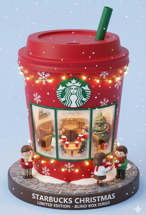 用一个提示词做出爆款盲盒风品牌小店,星巴克、KFC、香奈儿、苹果随便做 用一个提示词做出爆款盲盒风品牌小店,星巴克、KFC、香奈儿、苹果随便做