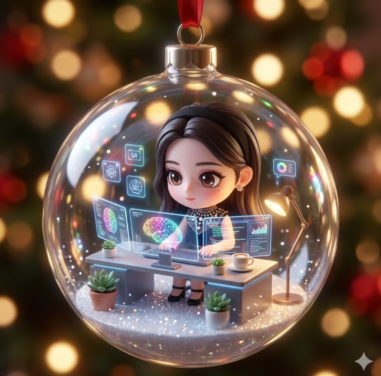 【2025 圣诞最火玩法】5 分钟用 AI 把自己关进透明圣诞球！超详细教程