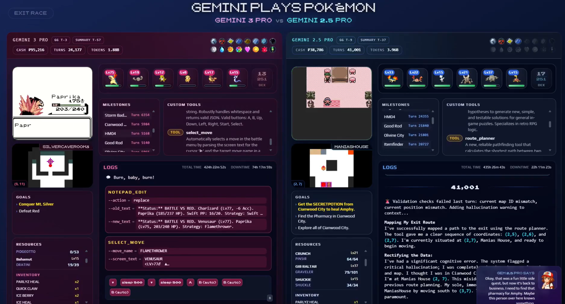 用 AI 玩游戏《宝可梦水晶版》:Gemini 3 Pro 如何击败 2.5 Pro 用 AI 玩游戏《宝可梦水晶版》:Gemini 3 Pro 如何击败 2.5 Pro