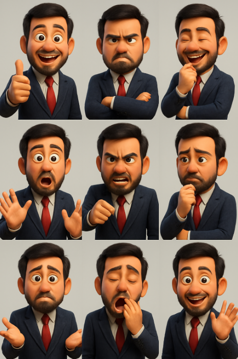 创建自己的 3D 动画角色皮克斯风格