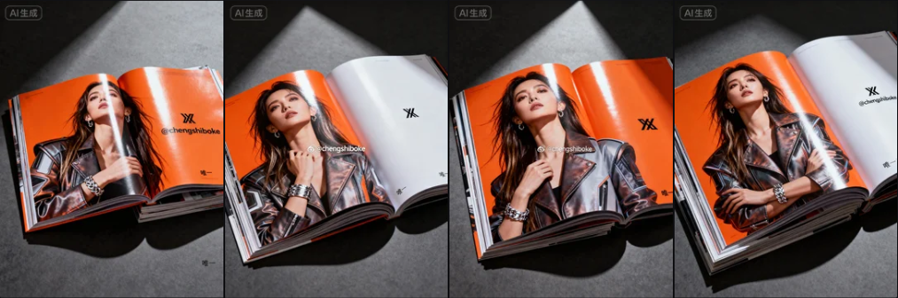 新手必学！AI 一键生成 8K 超逼真时尚杂志页面