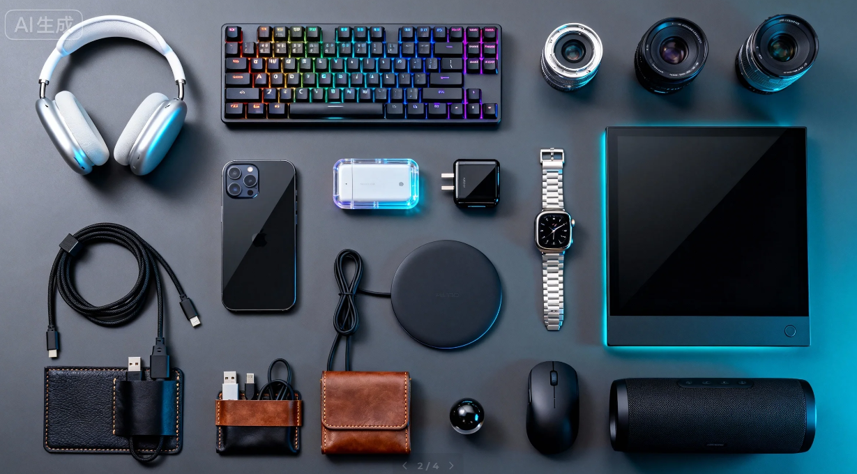 2025最火的Knolling平铺摄影，全网都在刷？手把手教你1分钟出图