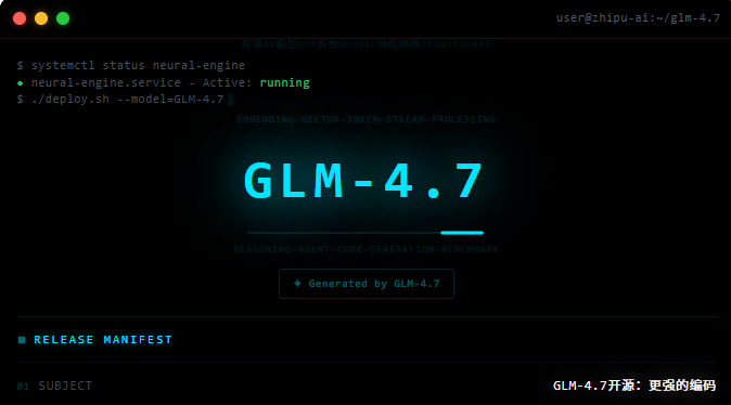 不止更会写代码：GLM-4.7 在 Agent、工具与推理能力上的全面进化