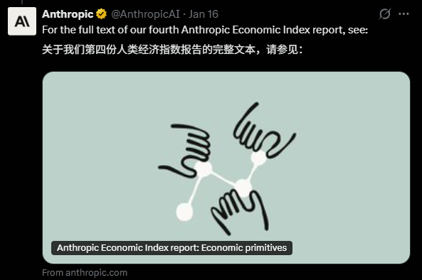 Anthropic 2026 经济指数报告：AI 会抢走你的工作吗？