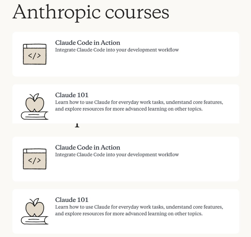 免费封神！Anthropic 官方 Claude 学习平台上线，13 门课 + 官方证书直接领